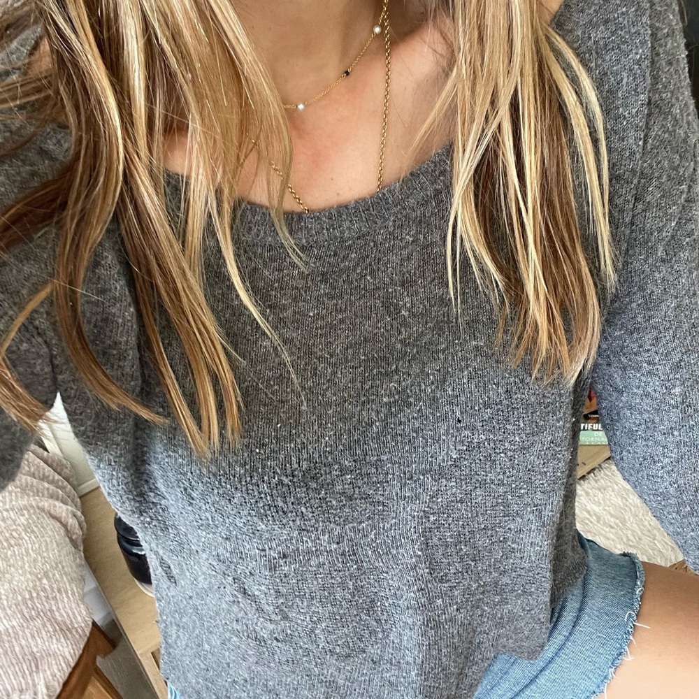 Grey Knit Sweater
